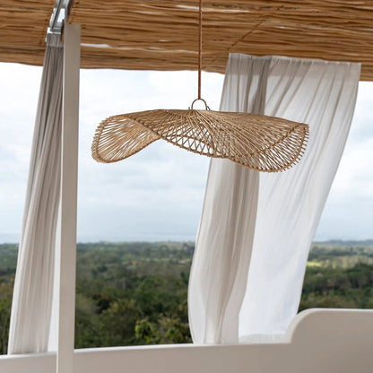 Lampada a sospensione Chapeau Naturel Large Bazar Bizar