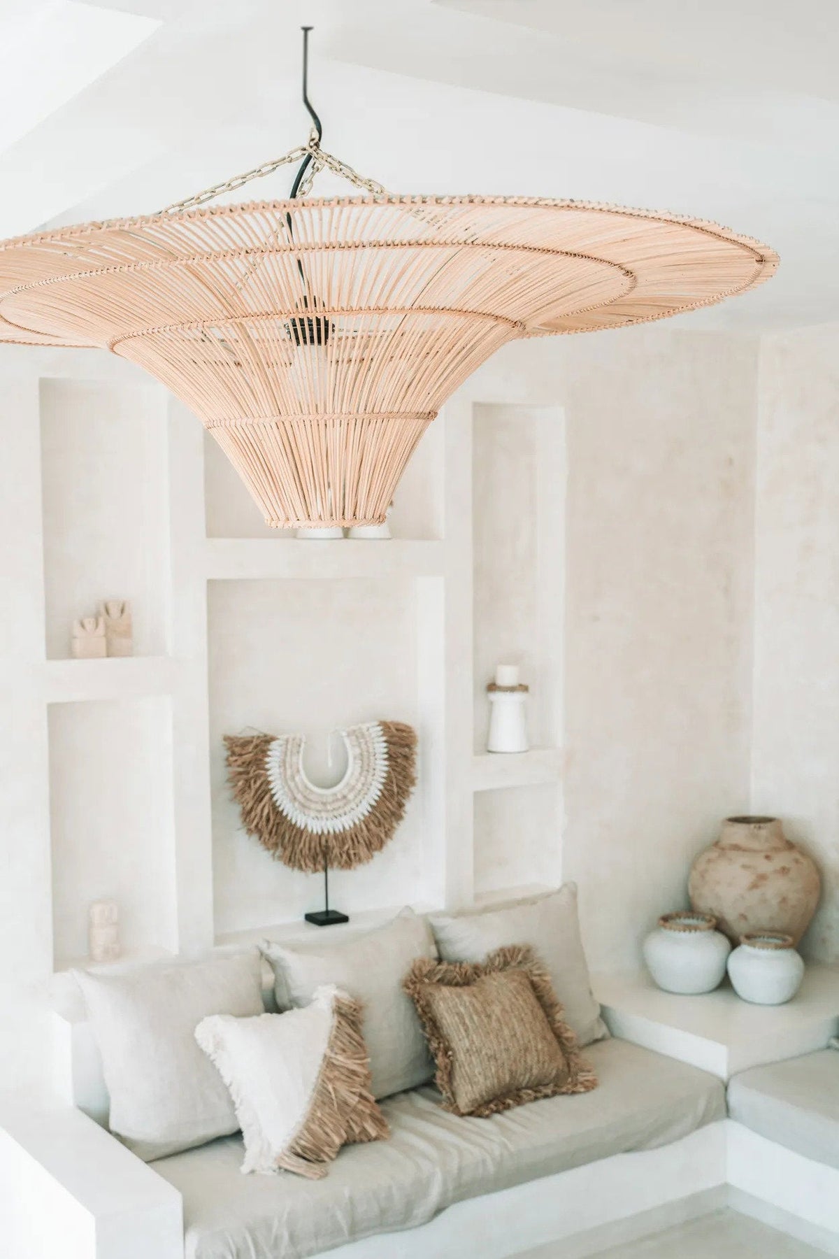 Lampada a sospensione Sky - Naturale - XL Bazar Bizar