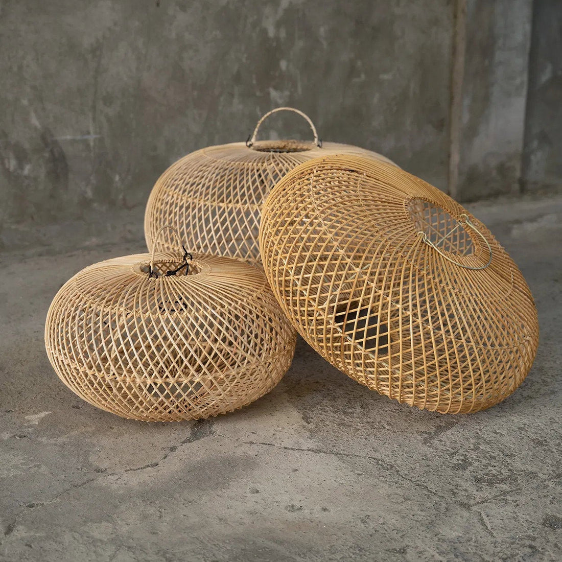 Lampada a sospensione Wholly - Naturale - Grande  Bazar Bizar