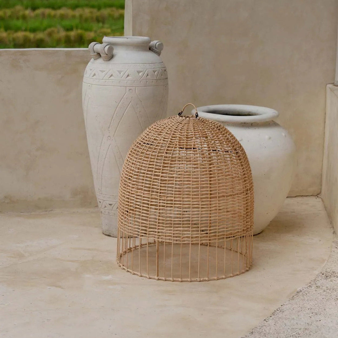 La lampada a sospensione Amalfi - Naturale - M Bazar Bizar