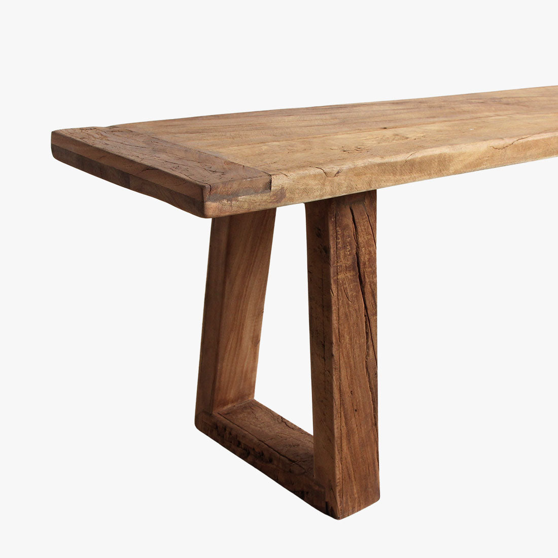 Panca da pranzo in teak Farmwood 180 cm Raw Materials