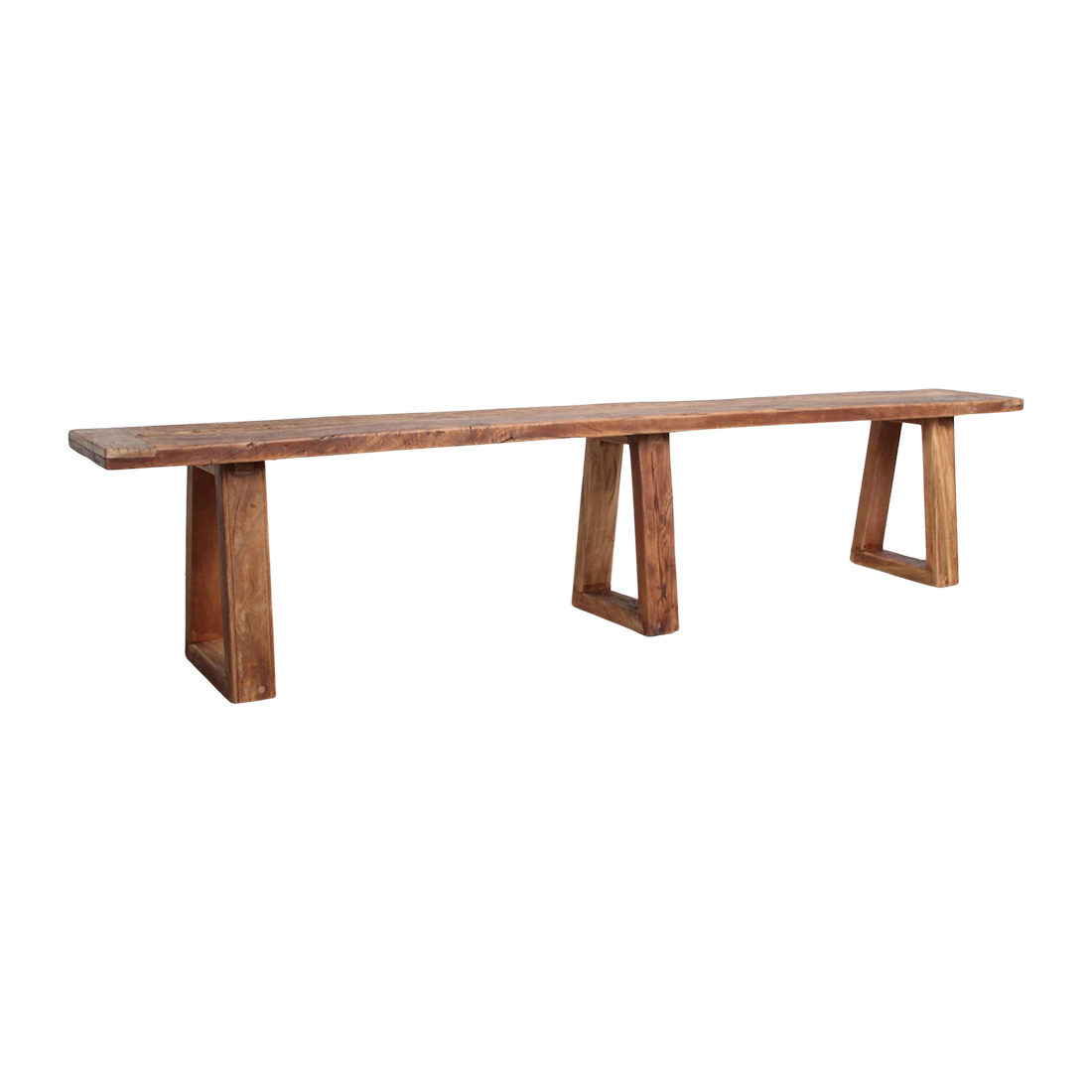 Panca da pranzo in teak Farmwood 200 cm Raw Materials