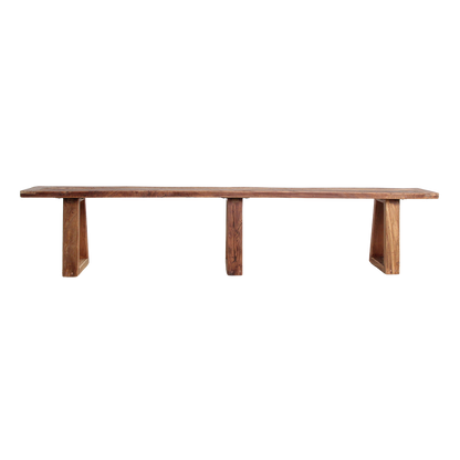 Panca da pranzo in teak Farmwood 200 cm Raw Materials