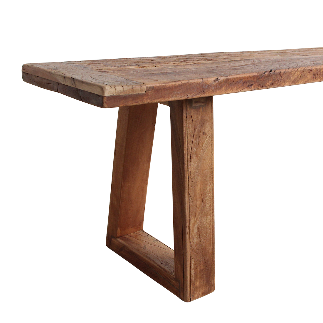 Panca da pranzo in teak Farmwood 220 cm Raw Materials