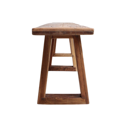Panca da pranzo in teak Farmwood 220 cm Raw Materials