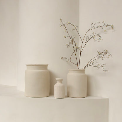 Chalk Vaso Decorativo Mandore Medio Raw Materials