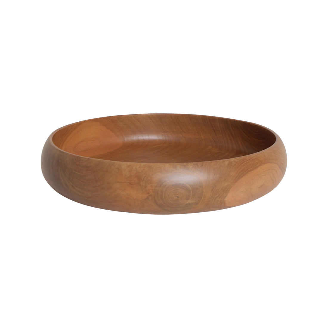 Sera Ciotola in Teak Large Raw Materials