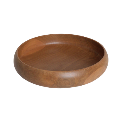 Sera Ciotola in Teak Large Raw Materials