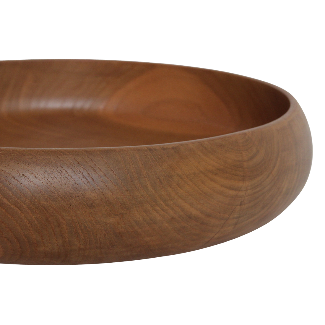 Sera Ciotola in Teak Large Raw Materials