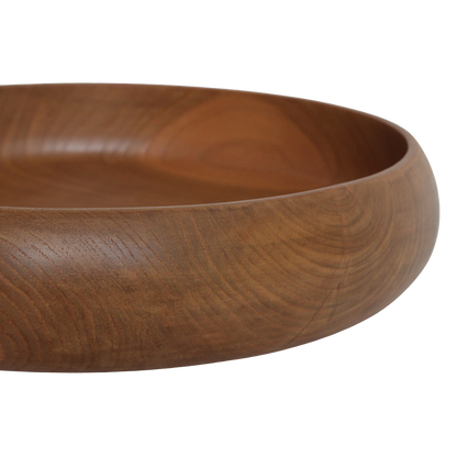 Sera Ciotola in Teak Large Raw Materials