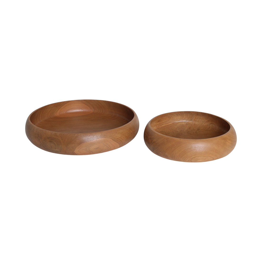 Sera Ciotola in Teak Large Raw Materials