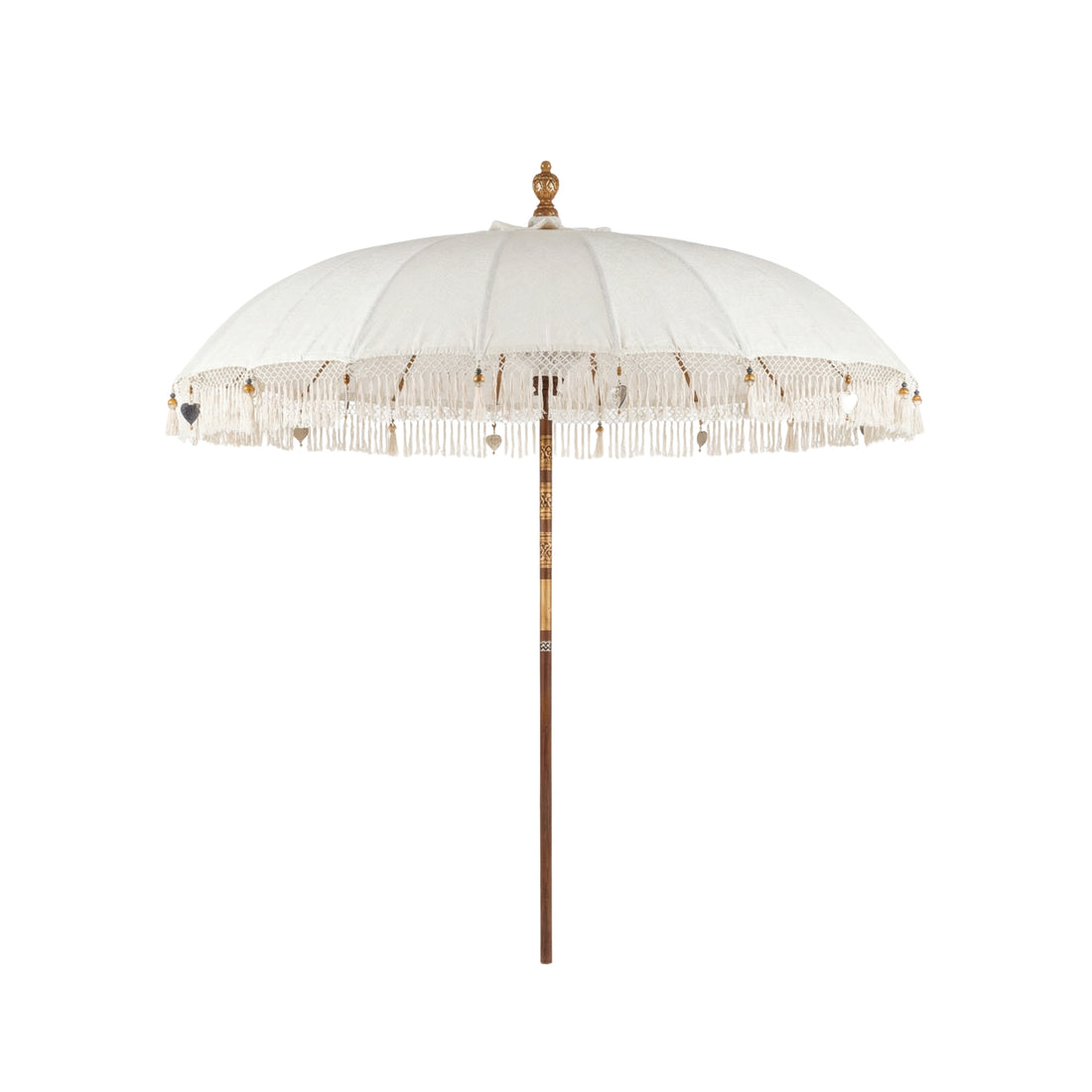 Ombrellone Bali in Lino Crema Ø250cm Todo Bien