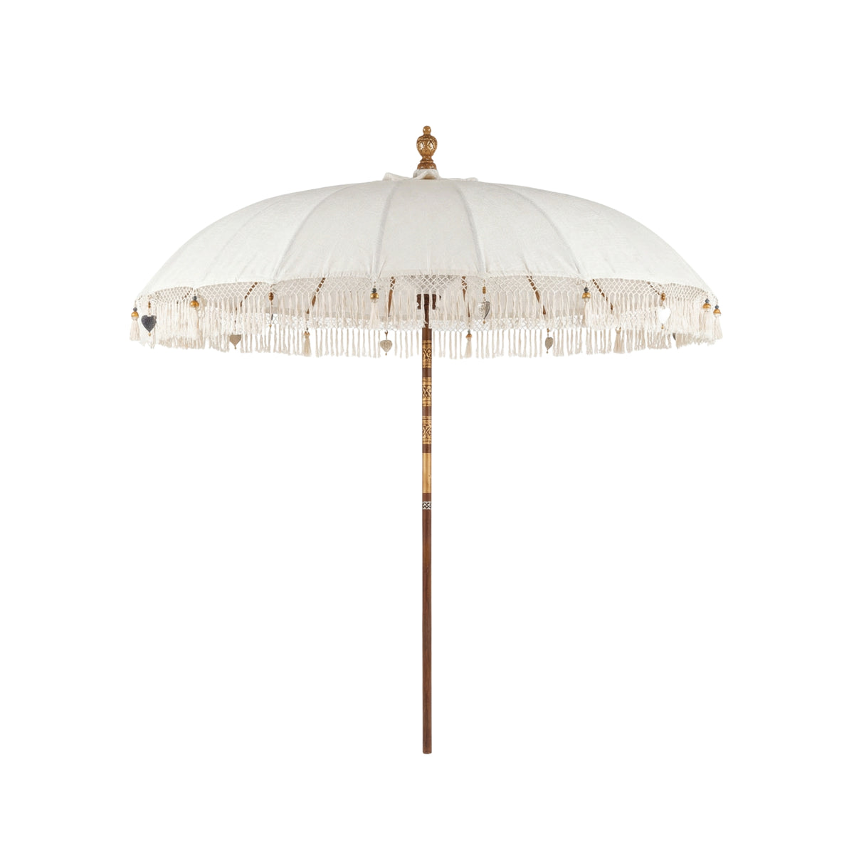 Ombrellone Bali in Lino Crema Ø250cm Todo Bien