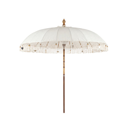 Ombrellone Bali in Lino Crema Ø250cm Todo Bien