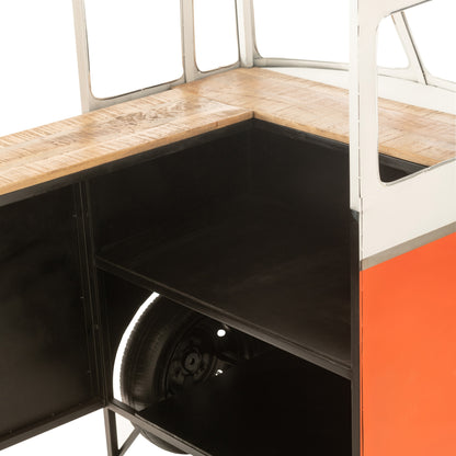 Mobile bar Retro Bus Arancione J-Line