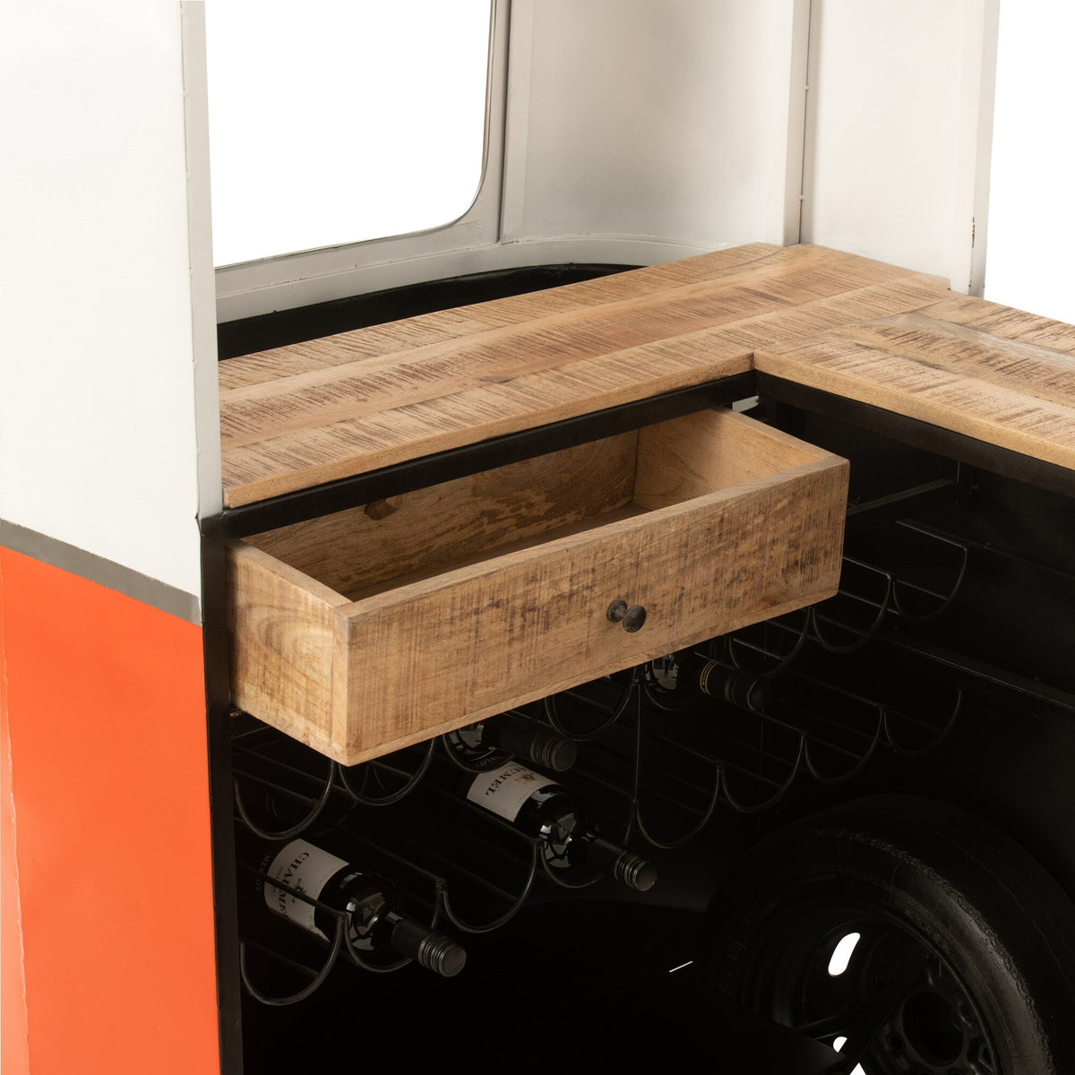 Mobile bar Retro Bus Arancione J-Line