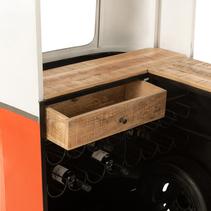 Mobile bar Retro Bus Arancione J-Line
