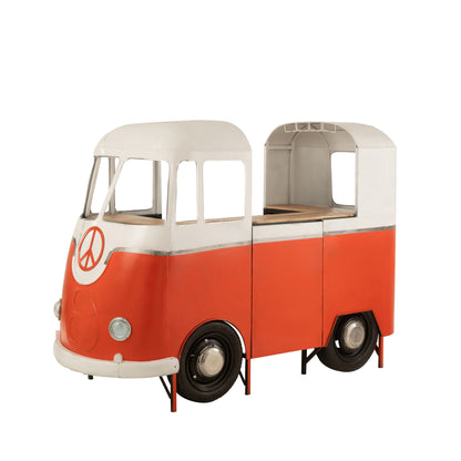 Mobile bar Retro Bus Arancione J-Line