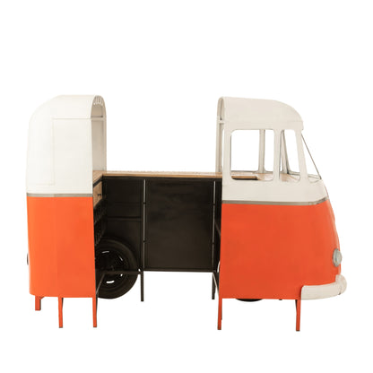 Mobile bar Retro Bus Arancione J-Line