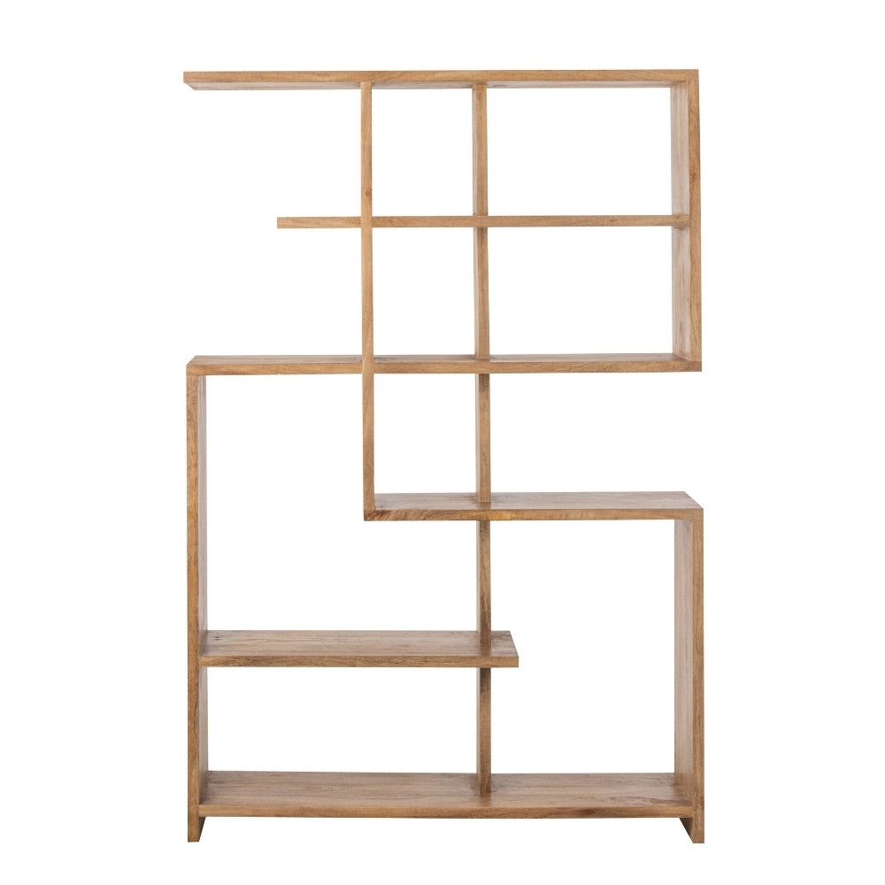Libreria in legno di mango naturale J-Line