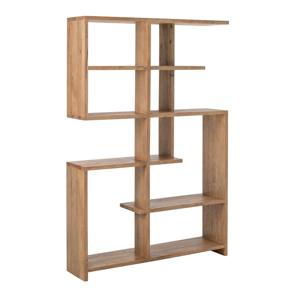 Libreria in legno di mango naturale J-Line