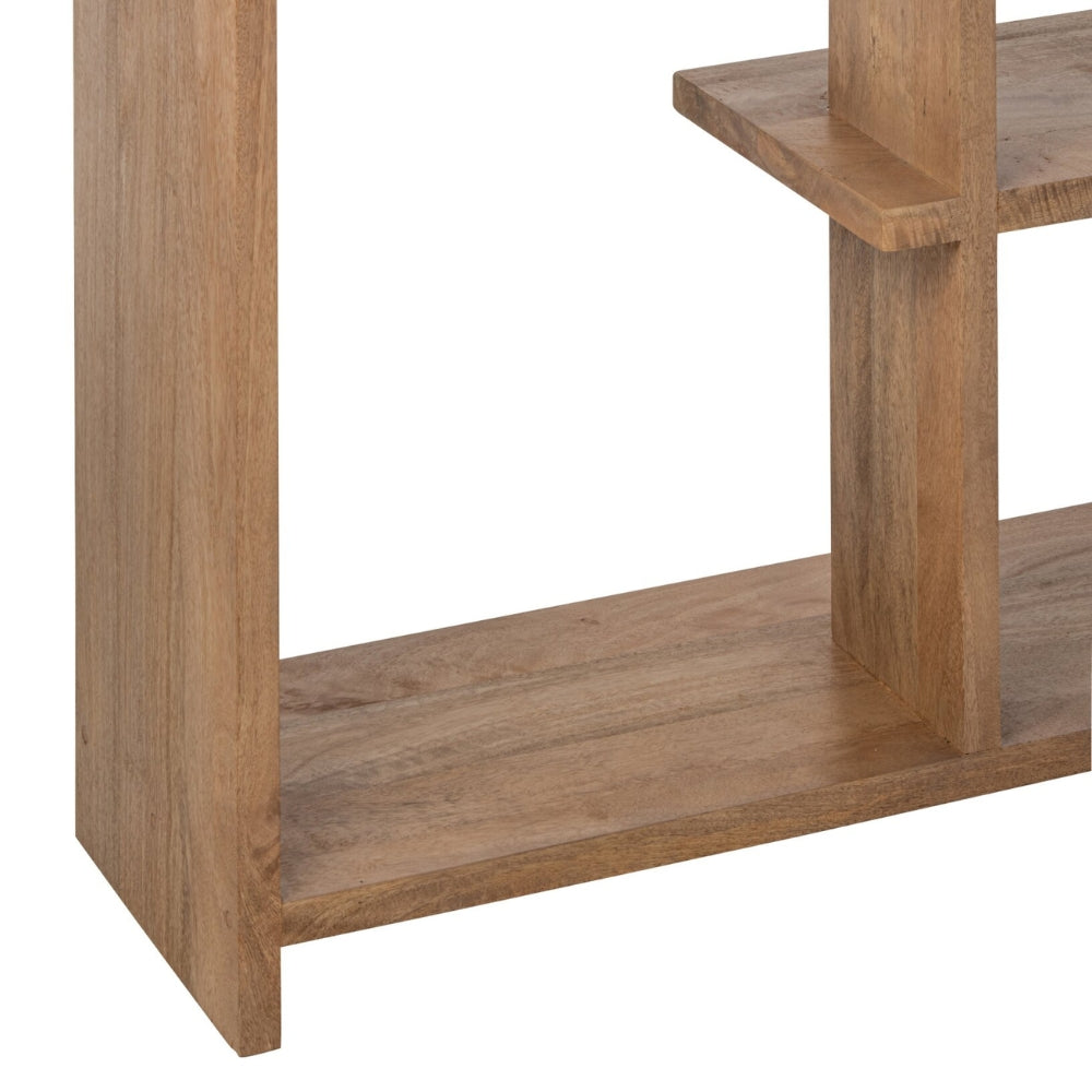 Libreria in legno di mango naturale J-Line