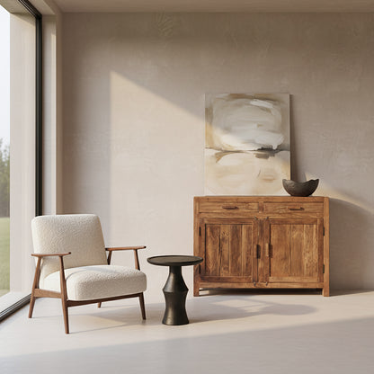 Credenza Farmwood con 2 ante Raw Materials