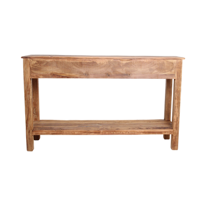 Tavolino laterale Farmwood con 3 cassetti Raw Materials