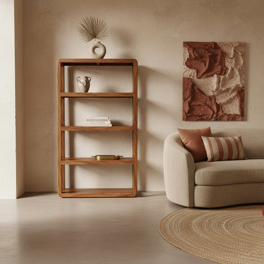 Scaffale Bullnose con 5 Ripiani Raw Materials