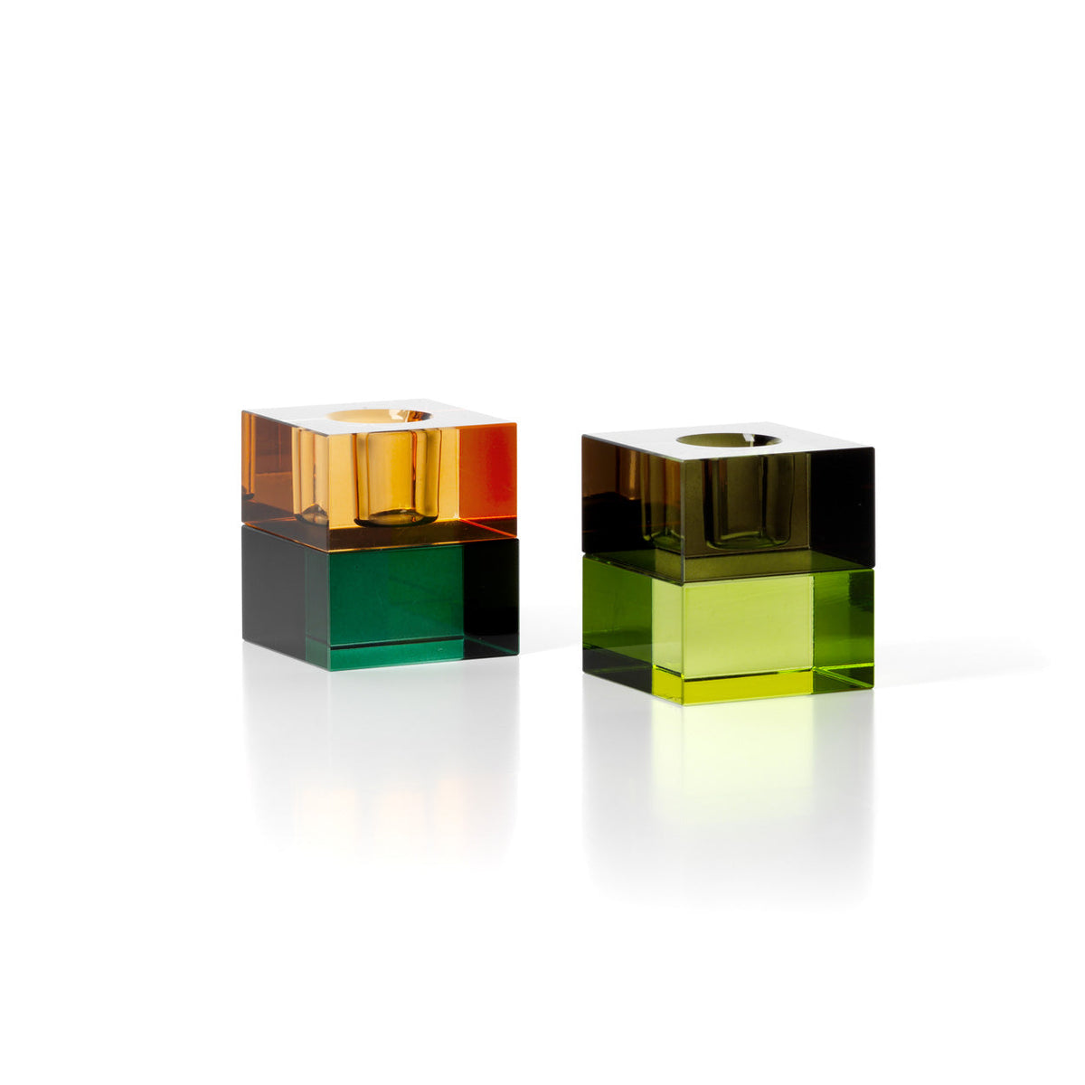 Il Candeliere Gem Blocks Verde Fumo Bazar Bizzarro