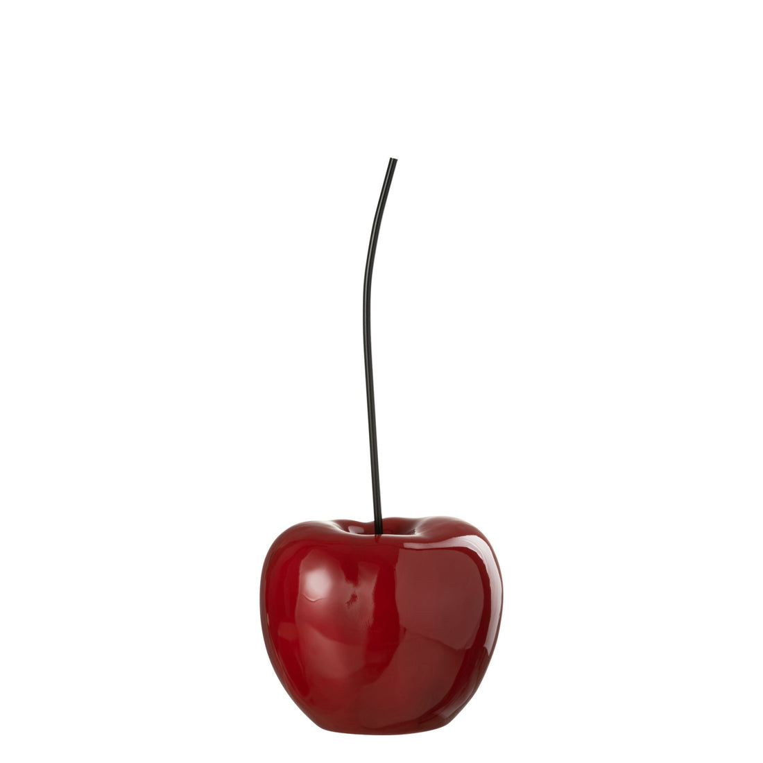 Ciliegio in resina rosso lucido piccolo L20cmxA17cmxH42cm J-Line
