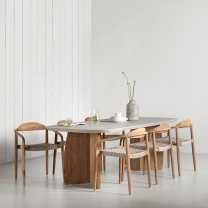 DTP Home Tavolo da pranzo Nova Travertino 220cm