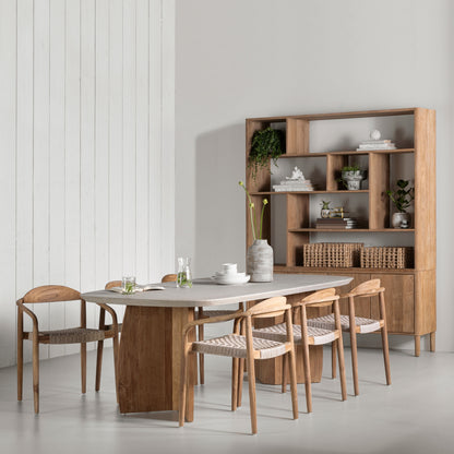 DTP Home Tavolo da pranzo Nova Travertino 220cm