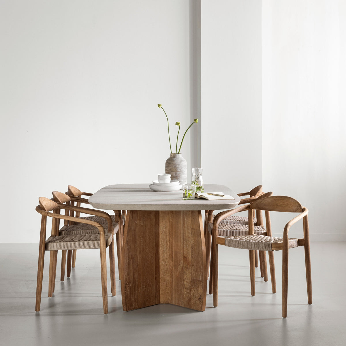 DTP Home Tavolo da pranzo Nova Travertino 220cm