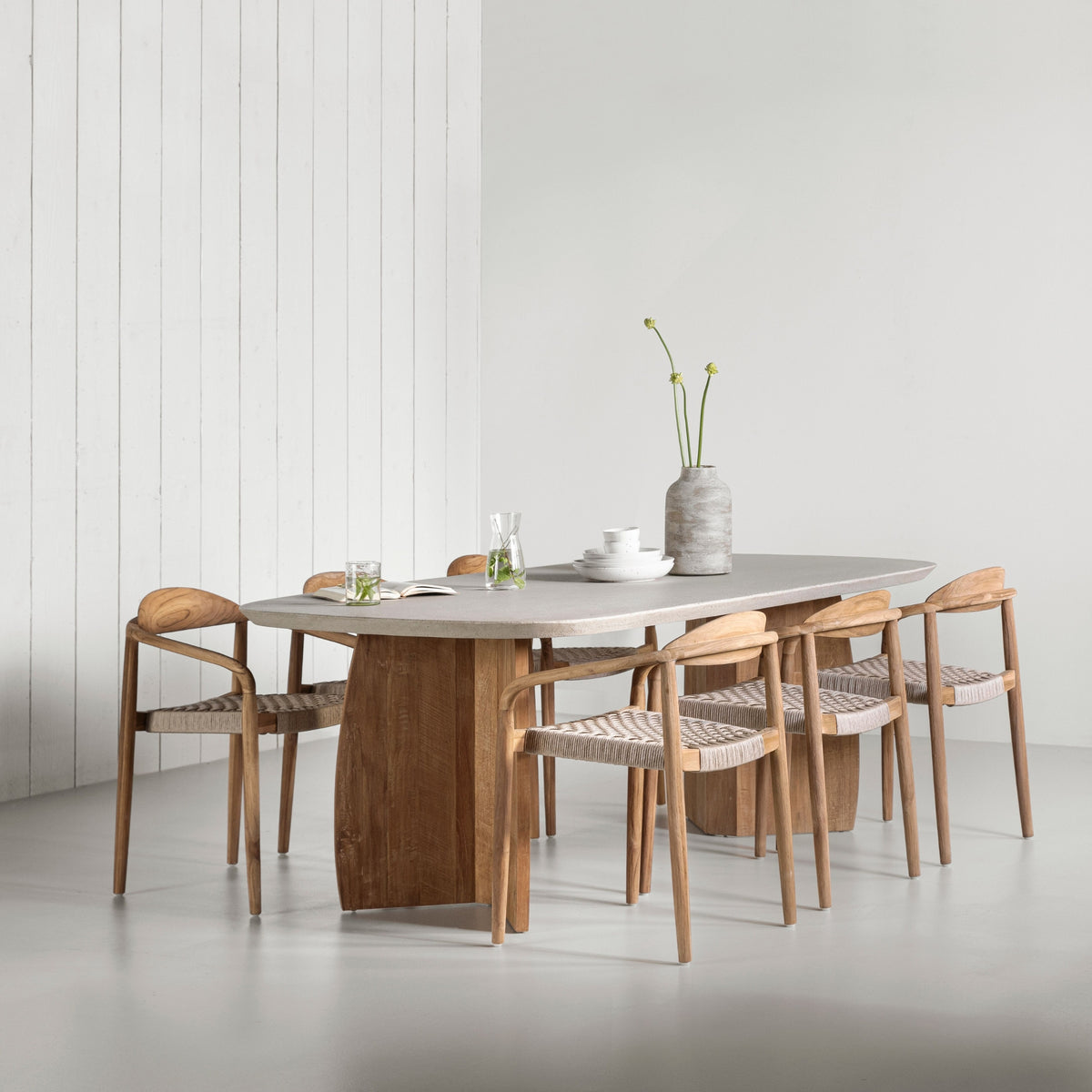 DTP Home Tavolo da pranzo Nova Travertino 220cm