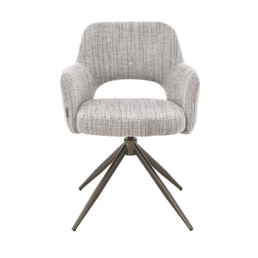 MUST Living Sedia da pranzo girevole DiCaprio Beige