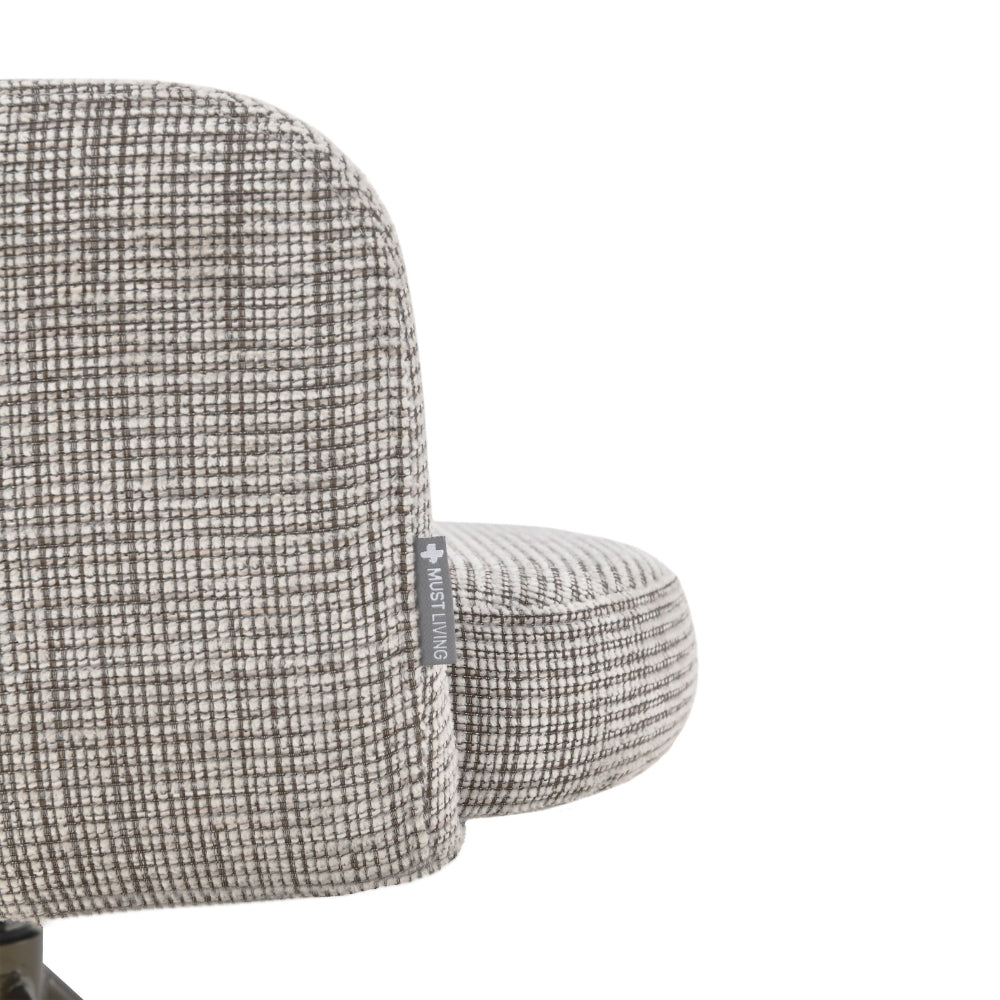 MUST Living Sedia da pranzo girevole DiCaprio Beige