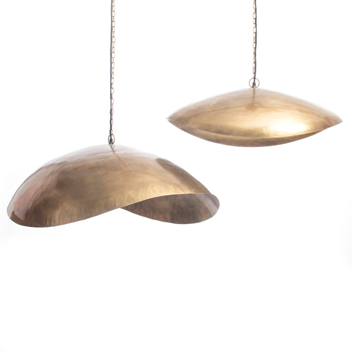 La lampada a sospensione Fortune Cookie - Ottone - XL Bazar Bizar