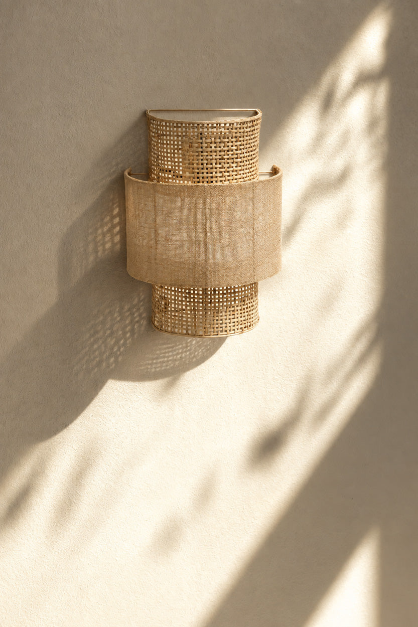 Applique da parete Bolly in juta naturale M Bazar Bizar