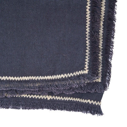 La tovaglia Tuscany - Nero Naturale - 150x250