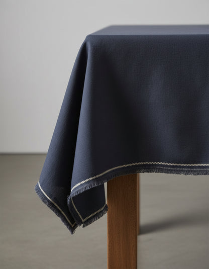 La tovaglia Tuscany - Nero Naturale - 150x300 Bazar Bizar