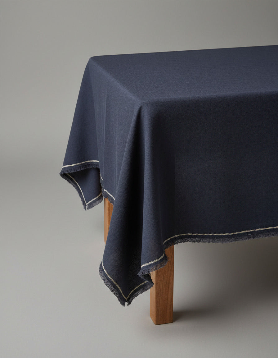 La tovaglia Tuscany - Nero Naturale - 150x300 Bazar Bizar