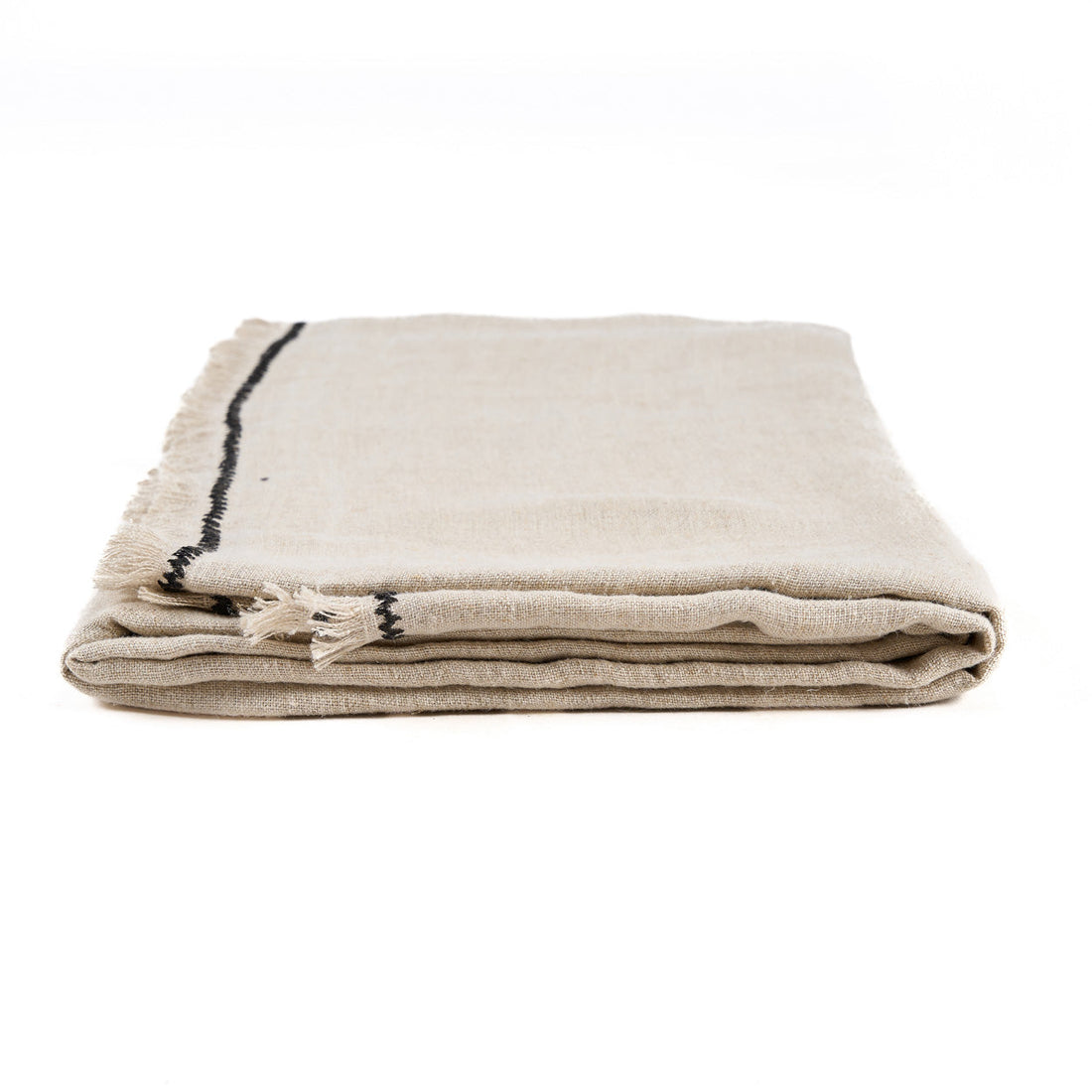 La tovaglia Tuscany - Nero naturale - 150x250 Bazar Bizar