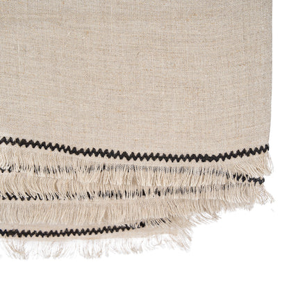 La tovaglia Tuscany - Nero naturale - 150x250 Bazar Bizar