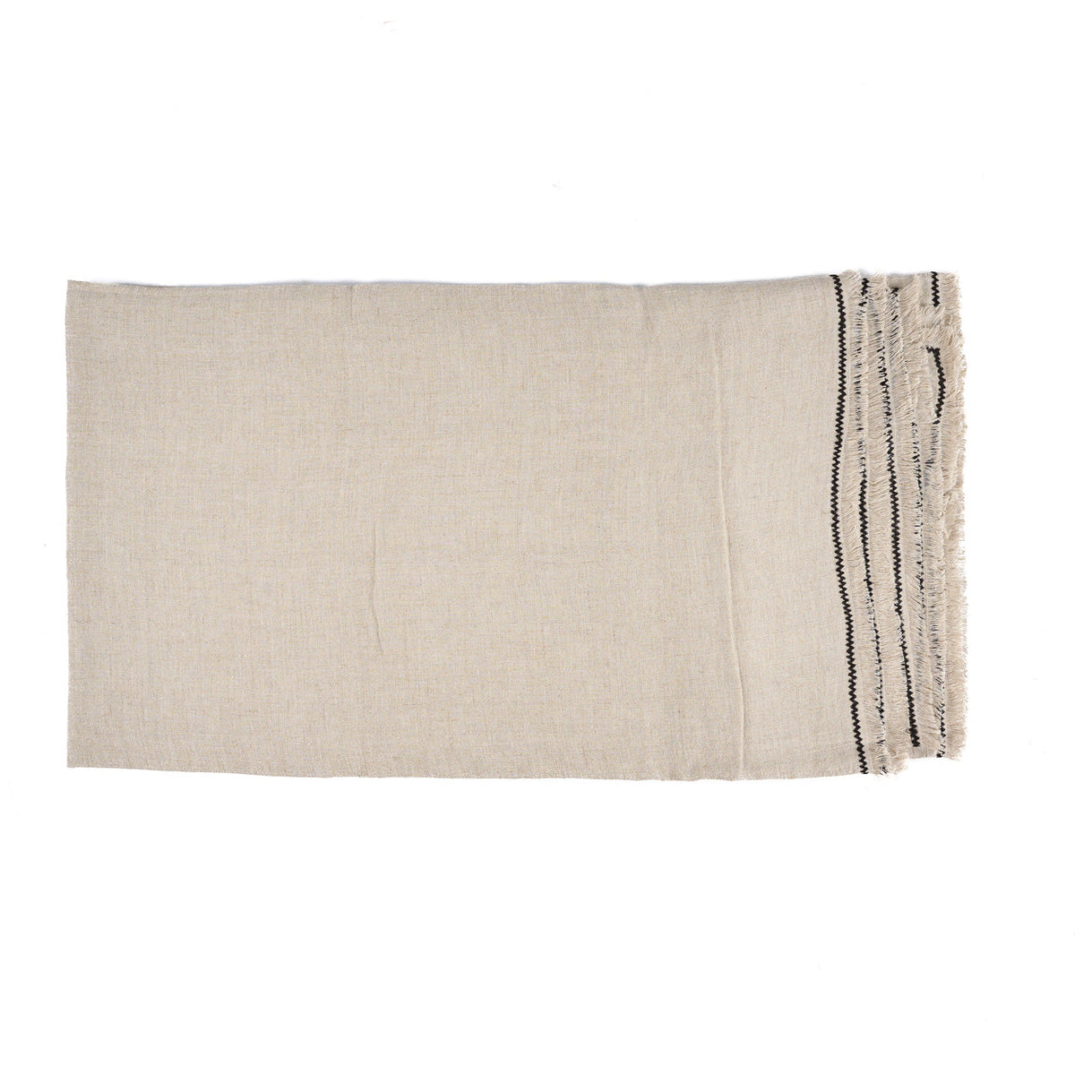 La tovaglia Tuscany - Nero naturale - 150x250 Bazar Bizar