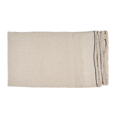 La tovaglia Tuscany - Nero naturale - 150x250 Bazar Bizar
