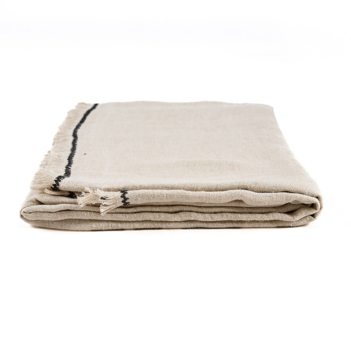 La tovaglia Tuscany Naturale Nero 150x300 Bazar Bizar
