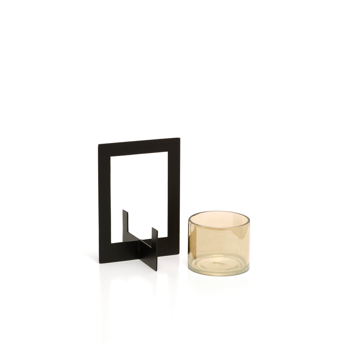 Il Candelabro Incorniciato Hurricane Nero M Bazar Bizar