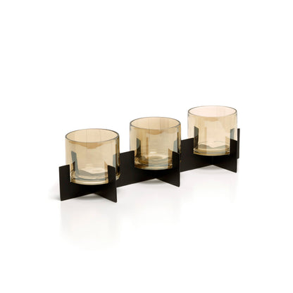 Il candelabro Trio Noir Nero Bazar Bizar