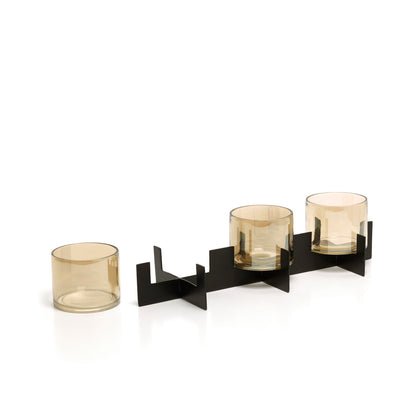 Il candelabro Trio Noir Nero Bazar Bizar